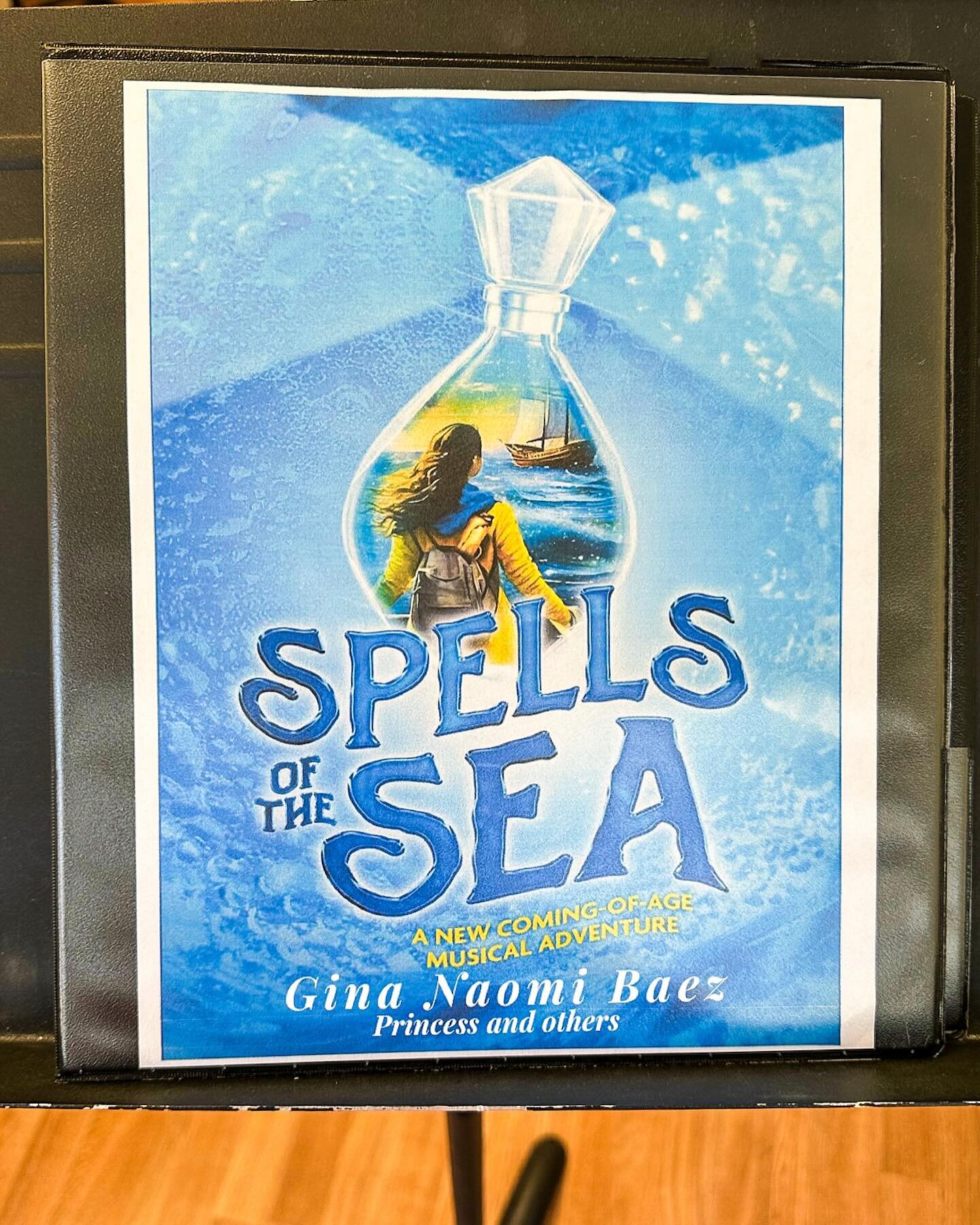 It&rsquo;s Offi-SHELL! 🐚🌊👸🏽🎭✨💕

✨First day of school for this magical new musical @spellsofthesea with this incredible cast and creative team! So grateful to be a part of this!!! 

#spellsofthesea #seamusic #behindthesea #musicaltheatre #newmus