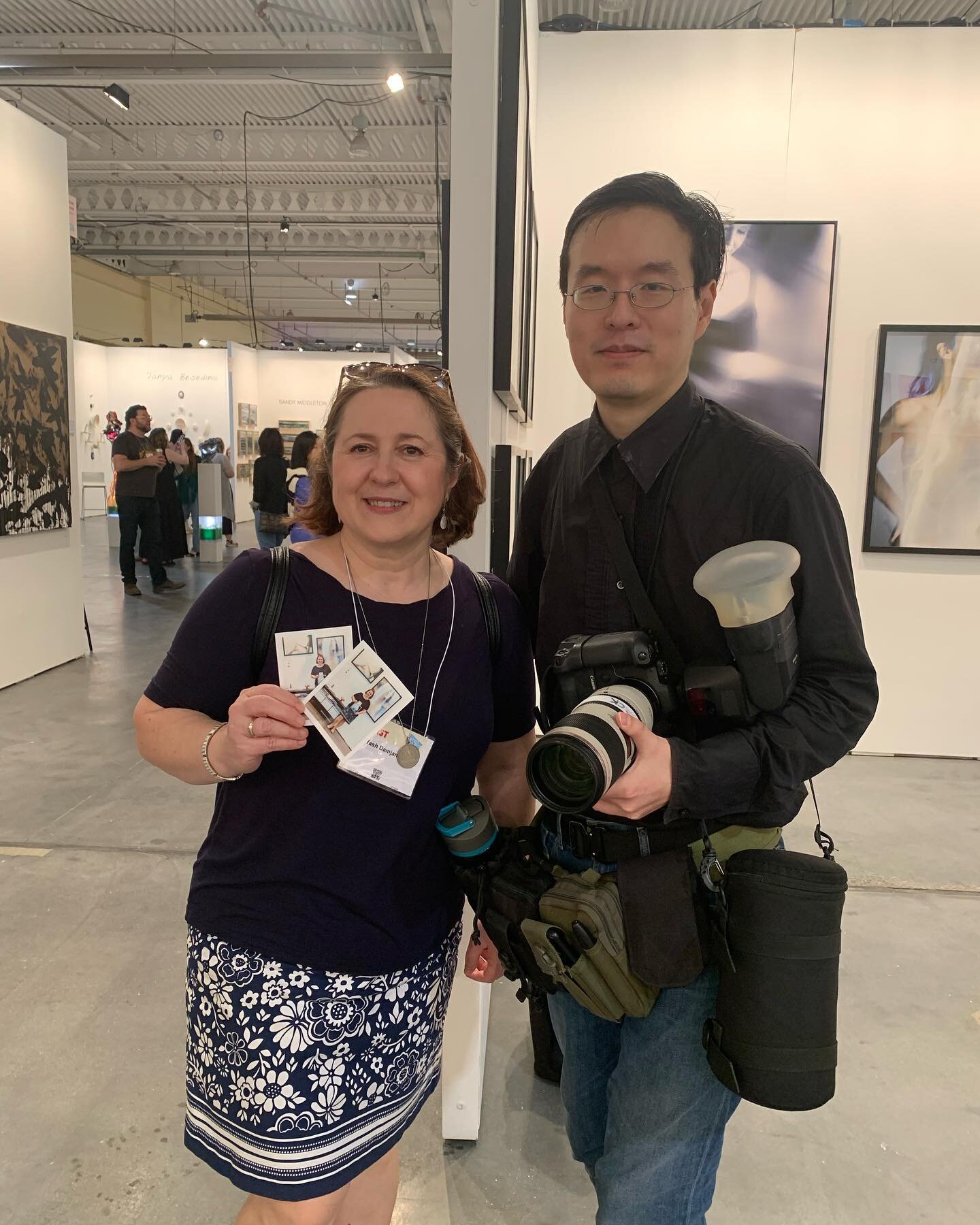 Thanks for coming by Jack!! 

You are more generous with your time than anyone I have ever met. 

Swipe to see the photos Jack printed on site and gifted me within minutes!

So great to see the 
@fashionarttoronto crew putting on a great show !! I wa