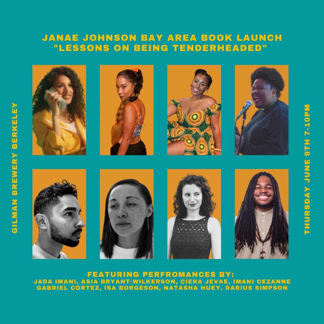 Bay Area Book Launch for "Lessons on Being Tenderheaded"