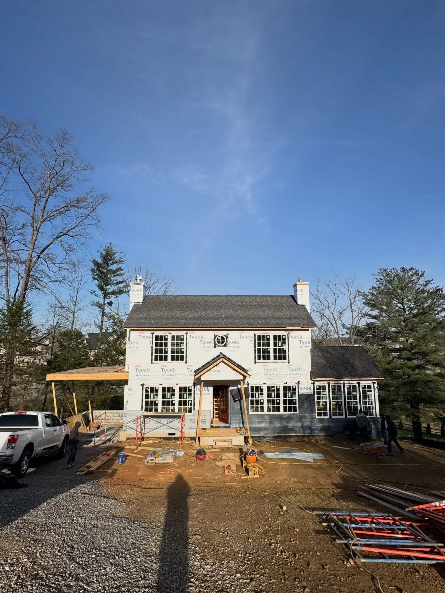 We are so excited to be starting stone on this year&rsquo;s Parade House. #newconstruction #customhomes #knoxville #paradeofhomes #stonehouse