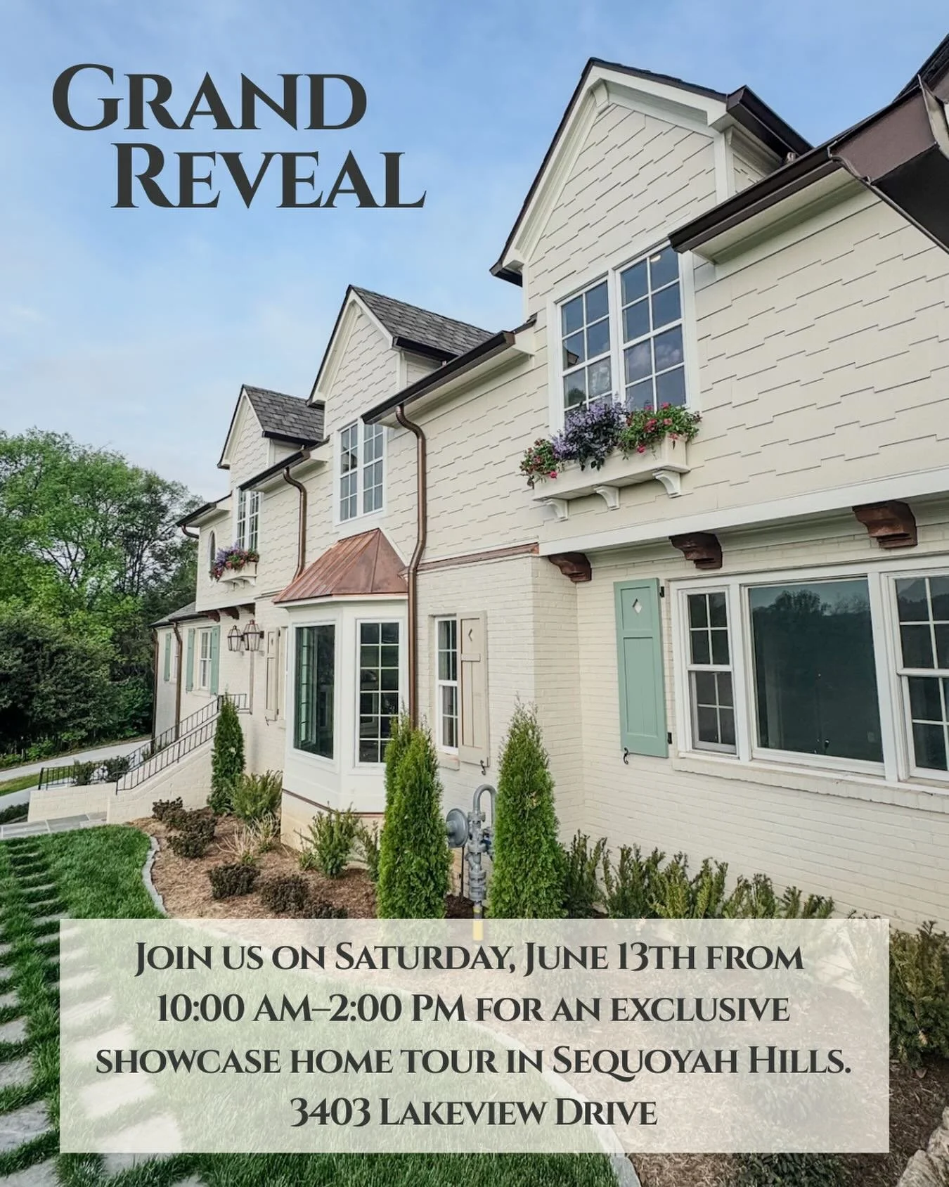 It&rsquo;s finally here, and we can&rsquo;t wait to share this beautiful home with you! Join us this Saturday, June 13th from 10:00 AM&ndash;2:00 PM for an exclusive tour of this stunning Sequoyah Hills estate located at 3403 Lakeview Drive!
We look 