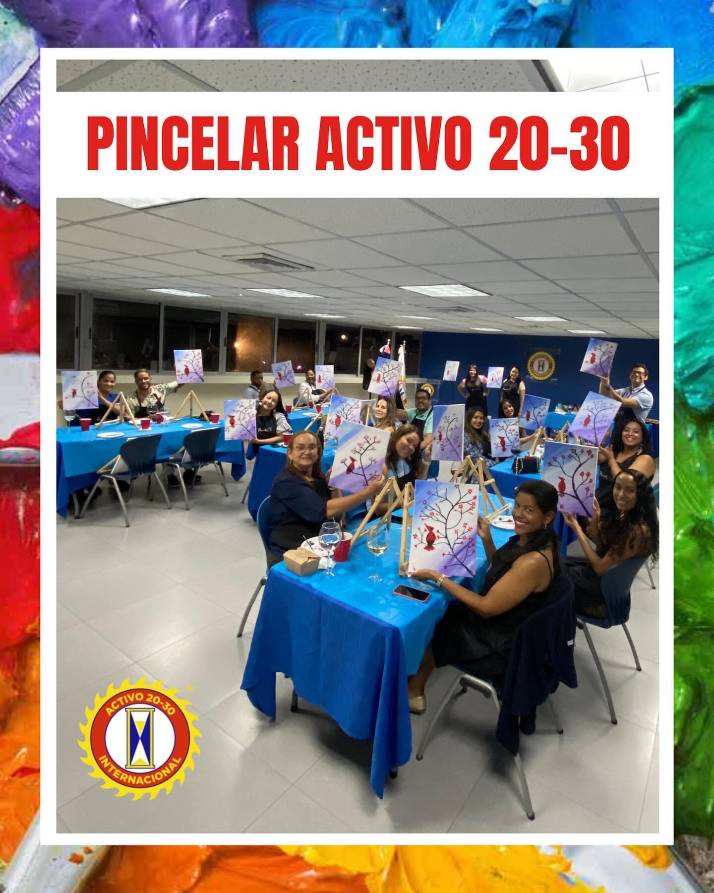 PINCELAR ACTIVO 20-30 &hearts;️ 🎨
El pasado 19 de noviembre realizamos junto a @pincelarrd nuestro evento pro-recaudaci&oacute;n de fondos para el beneficio de la Fundaci&oacute;n Educativa de Desarrollo Comunitario Elena en los Guandules. Agradecem