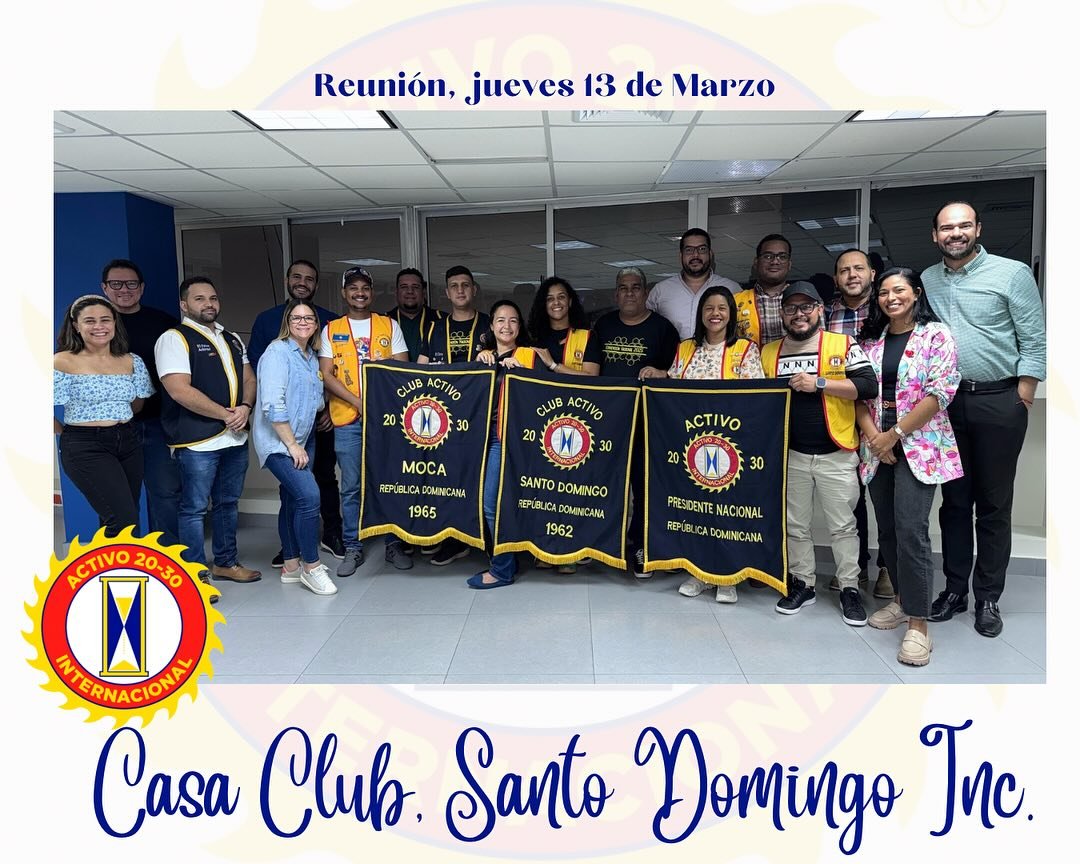 ✨ ¡Reunión Ordinaria No. 12! ✨
Ayer, jueves 13 de marzo, celebramos nuestra Reunión Ordinaria No. 12, en la que tuvimos el honor de recibir al Club Activo 20-30 de Moca @clubactivo2030moca en el marco de su semana de aniversario.