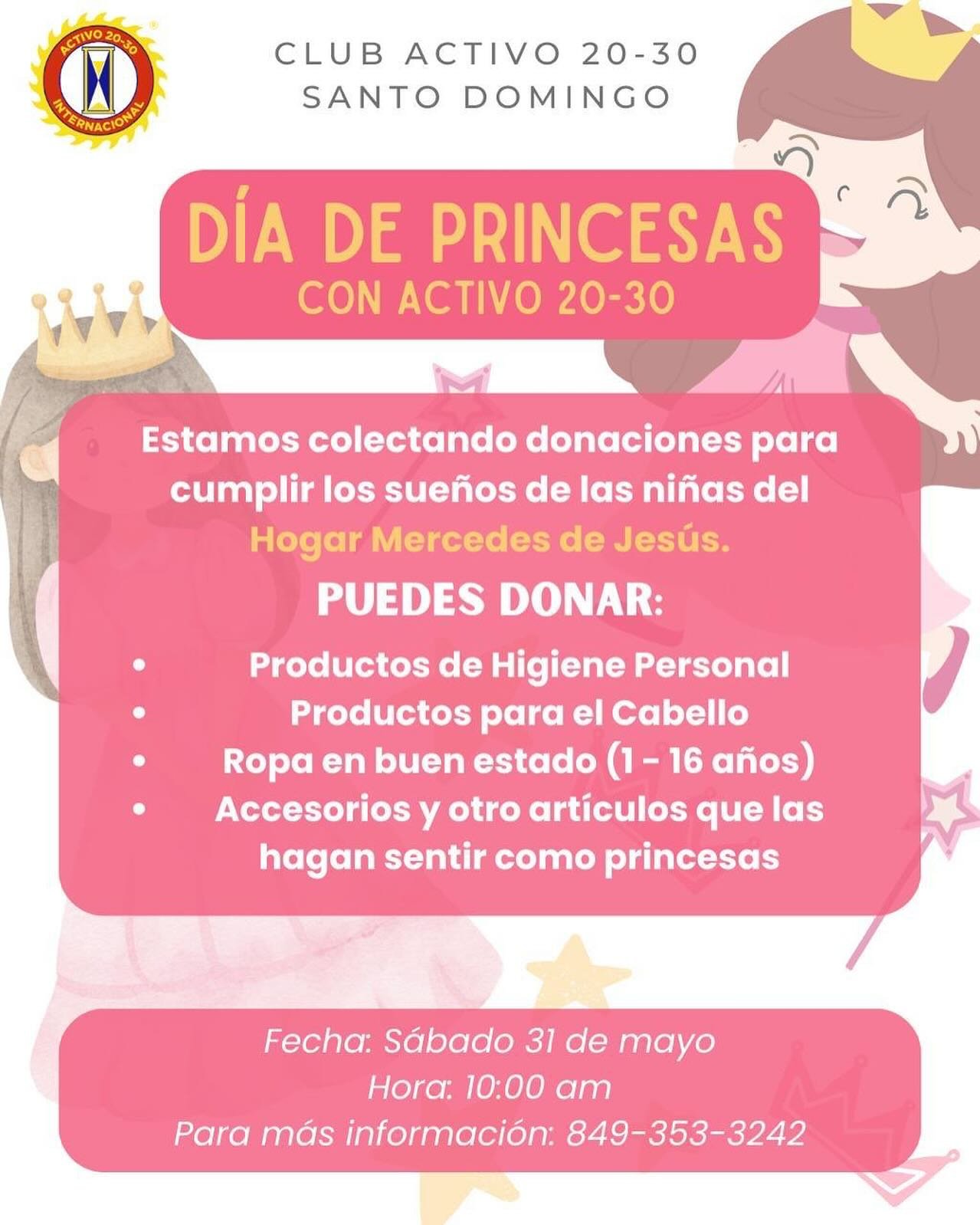 ✨ ¡Ayúdanos a hacer realidad el Día de Princesas! ✨
Este proyecto es una oportunidad para compartir momentos mágicos con niñas que merecen sentirse especiales. Con tu colaboración, podemos llevarles productos