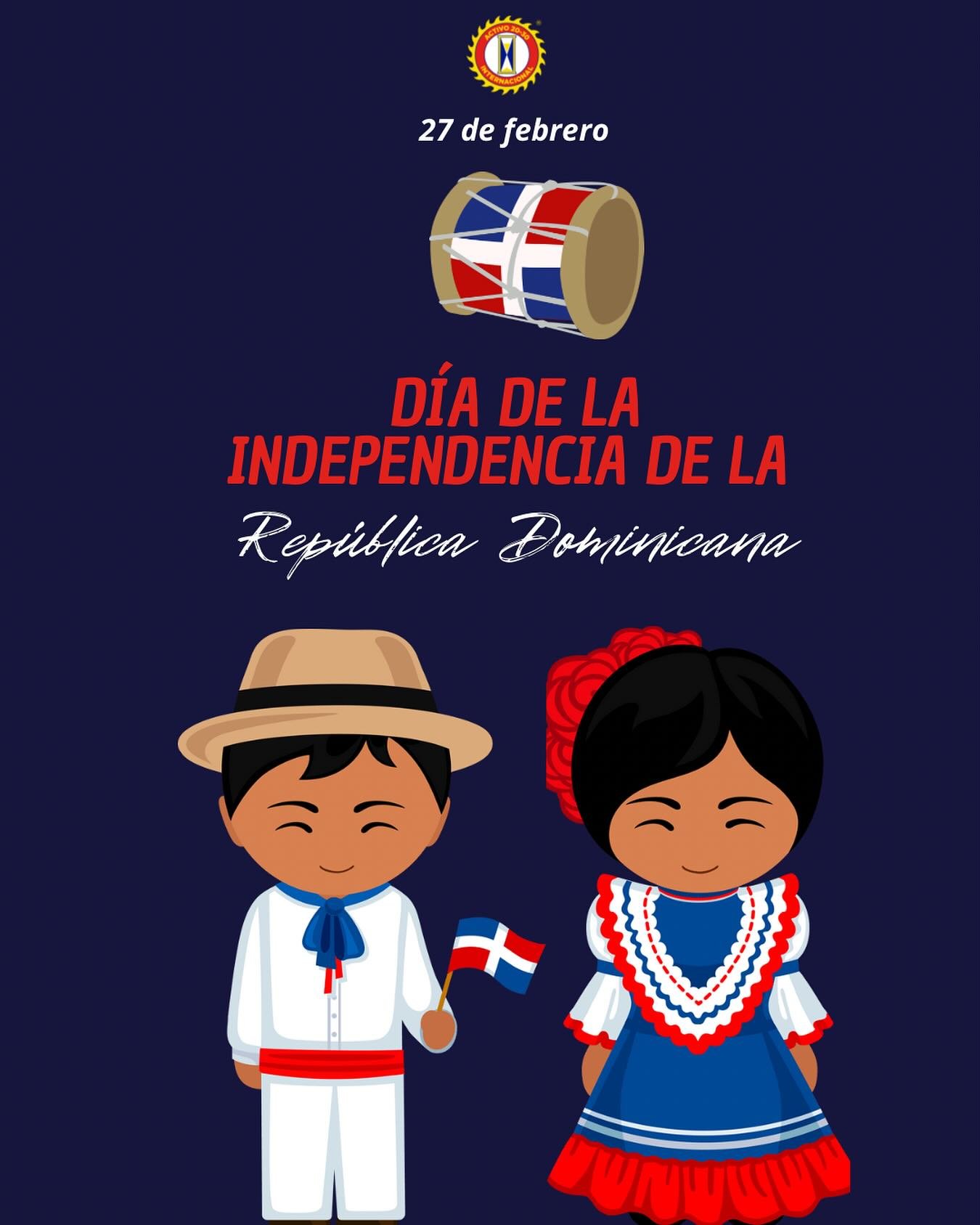🇩🇴 ¡Celebramos con orgullo nuestra Independencia! 🇩🇴
Hoy, en el Club Activo 20-30 de Santo Domingo, conmemoramos el 181 aniversario de la Independencia de la República Dominicana, recordando el valor y la determinación de qui