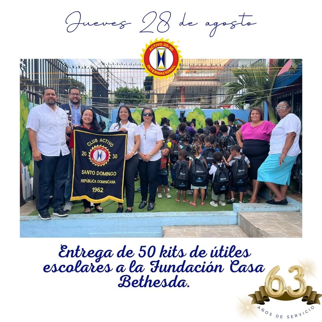 🎒✨ Con alegría y compromiso social, realizamos la entrega de 50 kits de útiles escolares a la Fundación Casa Bethesda, apoyando la educación de niños y niñas que lo necesitan.
🙏 Agradecemos de manera espec