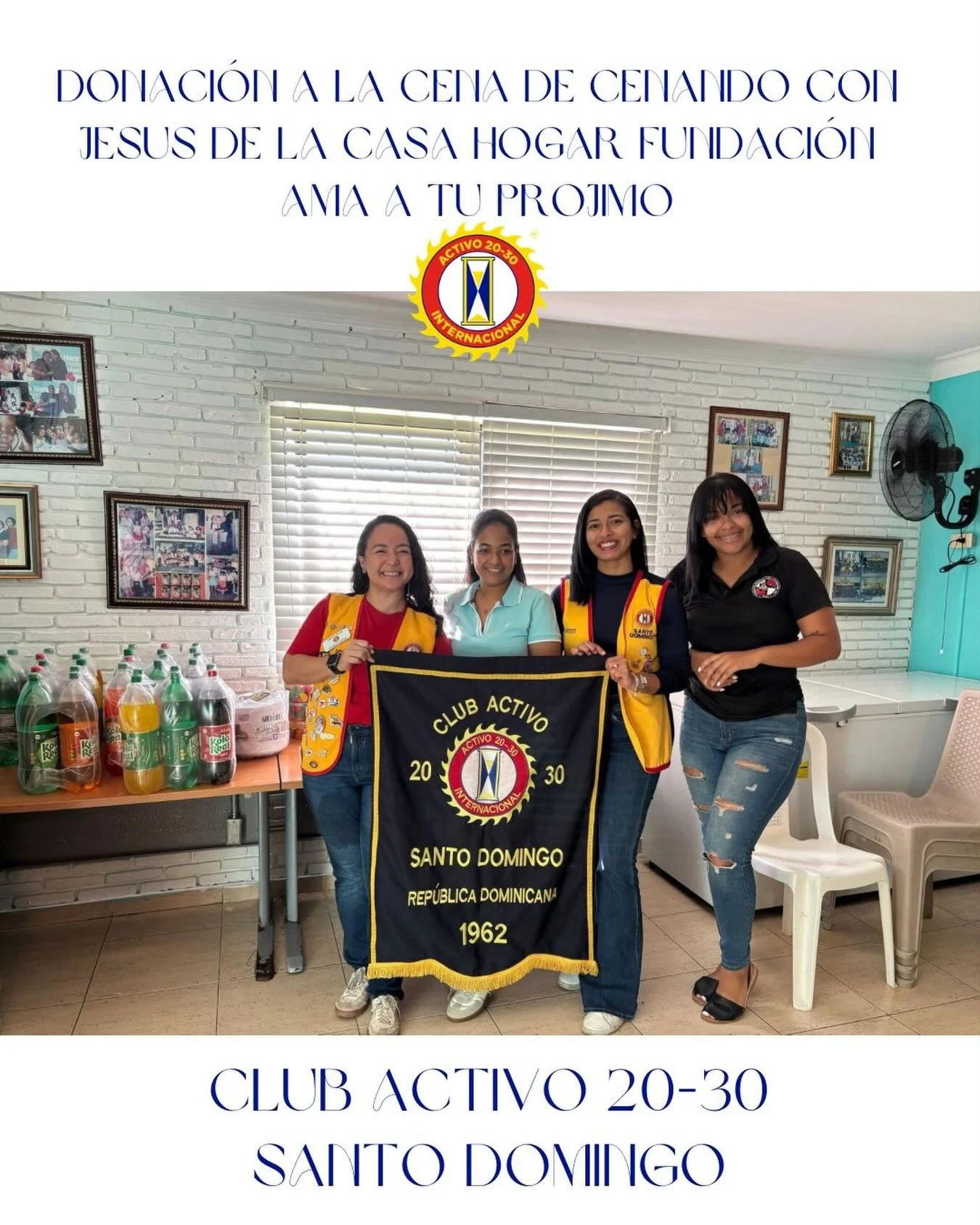 En la semana pasada, estuvimos entregando una donaci&oacute;n  de insumos destinados a la cena &ldquo;Cenando con Jes&uacute;s&rdquo;, una iniciativa cargada de benevolencia y compromiso social. En esta imagen, se refleja el momento en que hacemos la