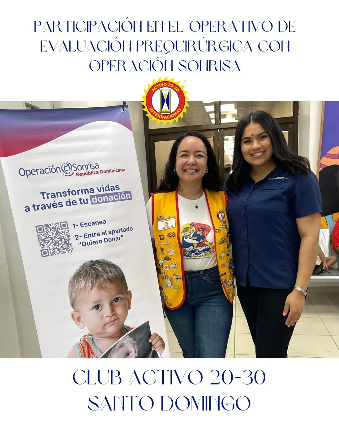 ✨ Sonrisas que transforman vidas ✨

Como parte de nuestro firme compromiso con el bienestar y la benevolencia social, participamos en el operativo de evaluaci&oacute;n prequir&uacute;rgica para cirug&iacute;as reconstructivas, realizado en colaboraci