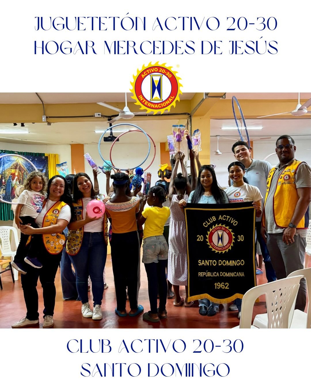 El pasado s&aacute;bado 10 de enero de 2026, vivimos una jornada colmada de sonrisas y esperanza al visitar dos albergues, como parte de nuestro proyecto Juguetet&oacute;n Activo 20-30.

En esta ocasi&oacute;n, llegamos al Hogar Mercedes de Jes&uacut