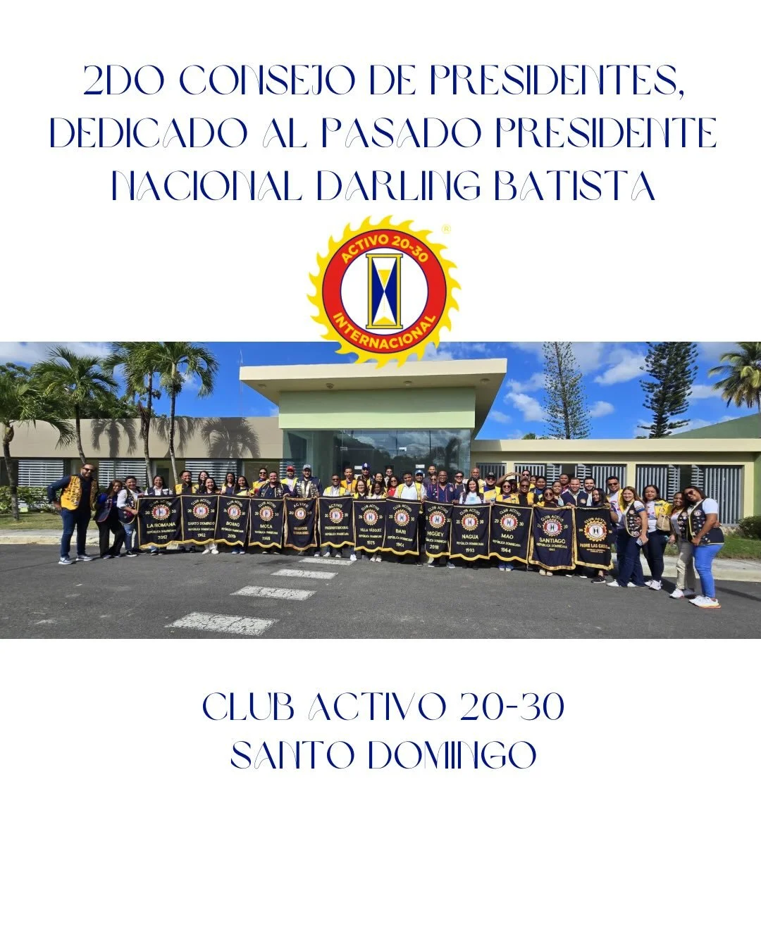 El pasado domingo se celebr&oacute; el 2do Consejo de Presidentes en la ciudad de Hig&uuml;ey, un importante espacio de encuentro y reflexi&oacute;n, dedicado al pasado presidente nacional Darling Batista, en reconocimiento a su liderazgo, entrega y 