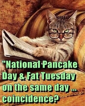 Happy Fat Tuesday &amp; National Pancake Day!
#fattuesday #pancakes🥞