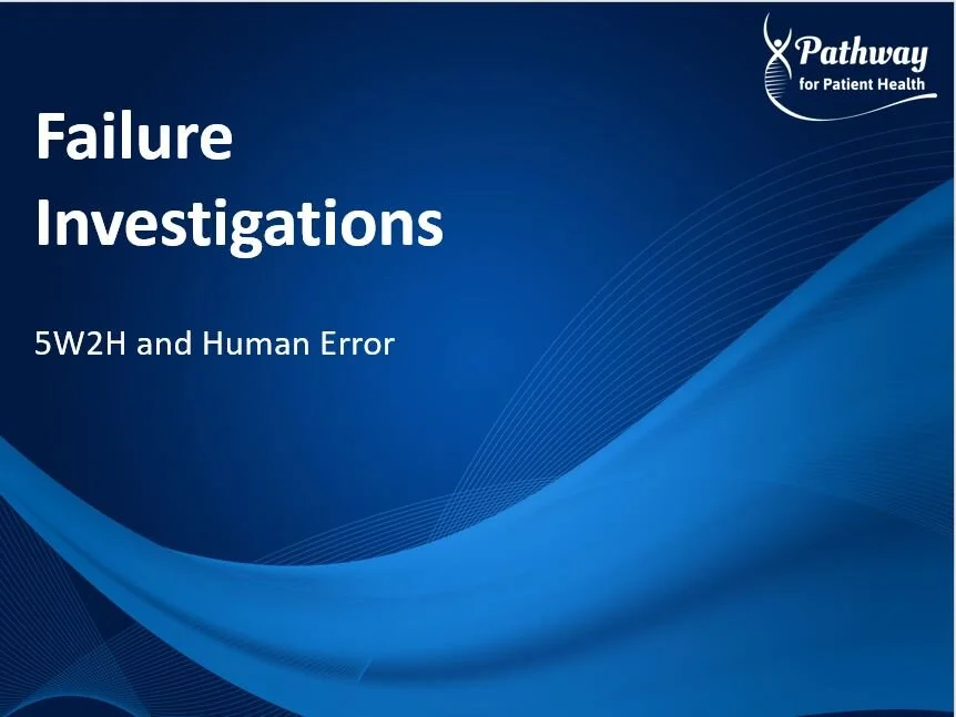 R07:  Failure Investigations - 5W2H and Human Error