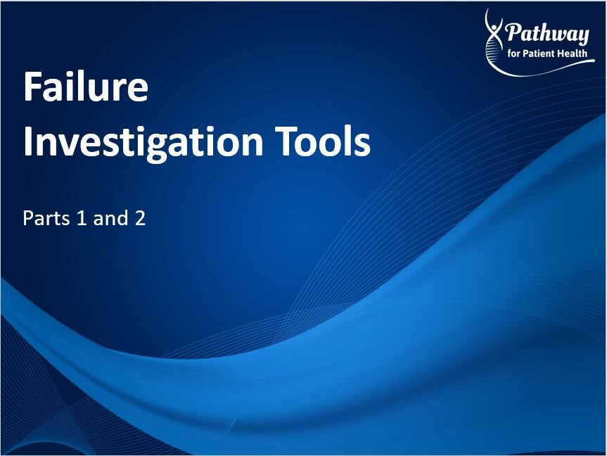 R08:  Failure Investigation Tools - Parts 1 and 2