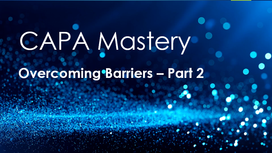 Class 2b:  Overcoming Barriers - Part 2 (Multi)