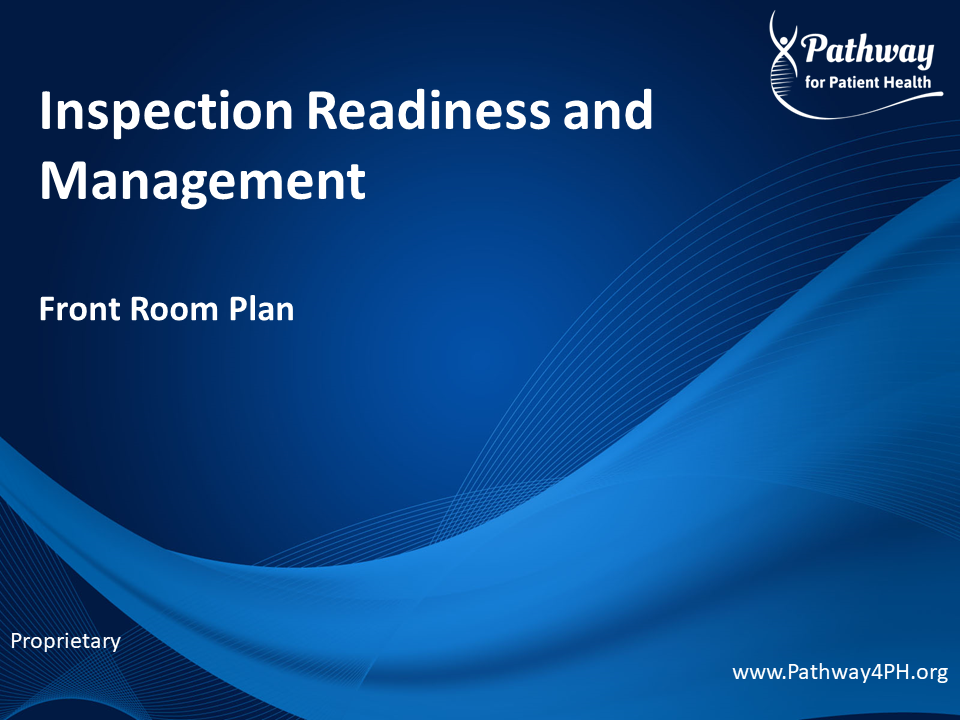 INSP04b:  Inspection Readiness and Management - Front Room Plan