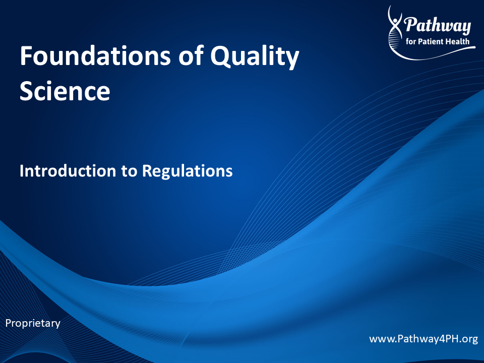 F02a - Introduction to the Regulations