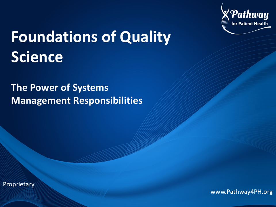 F03a - The Power of Systems - Management Responsibilities