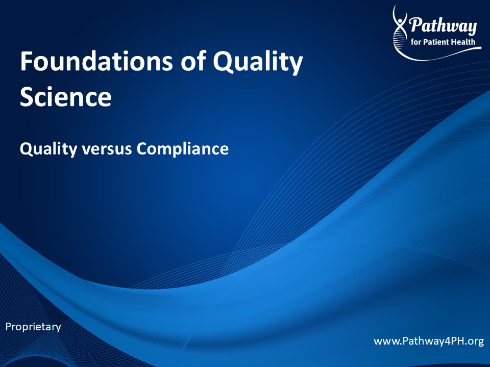 F07 - Quality versus Compliance
