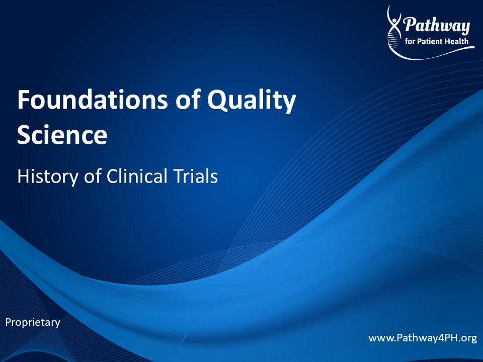 F10c - History of Clinical Trials