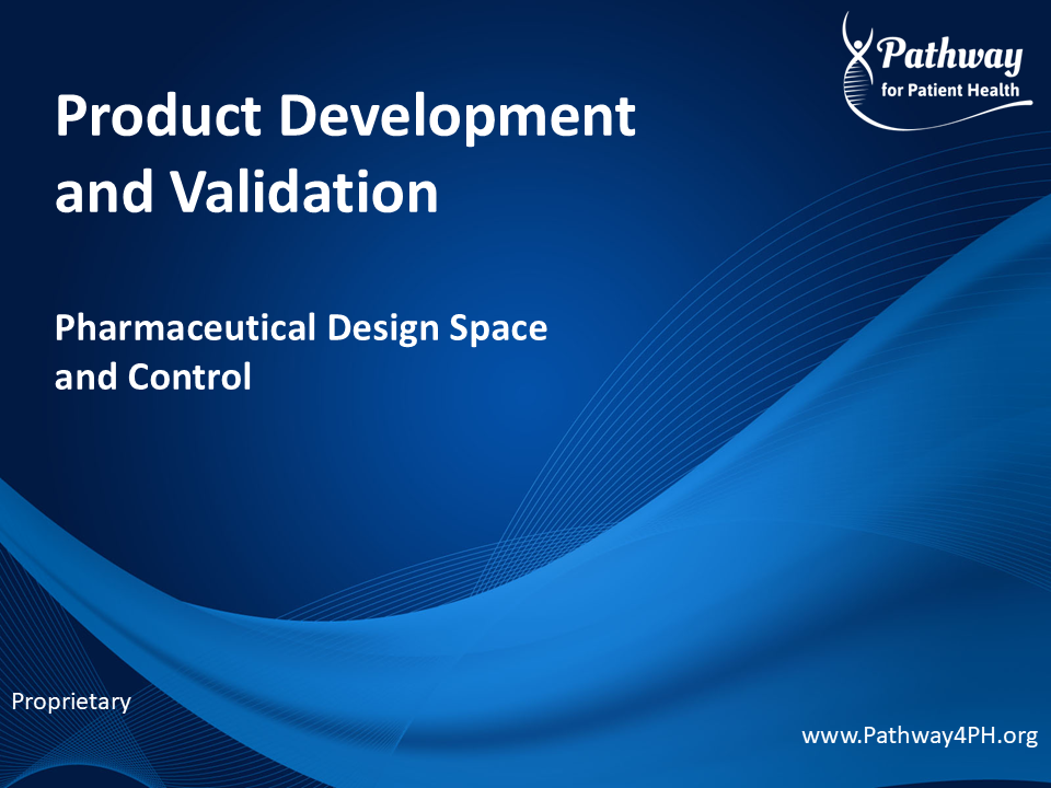 PV03b - Pharmaceutical Design Space and Control
