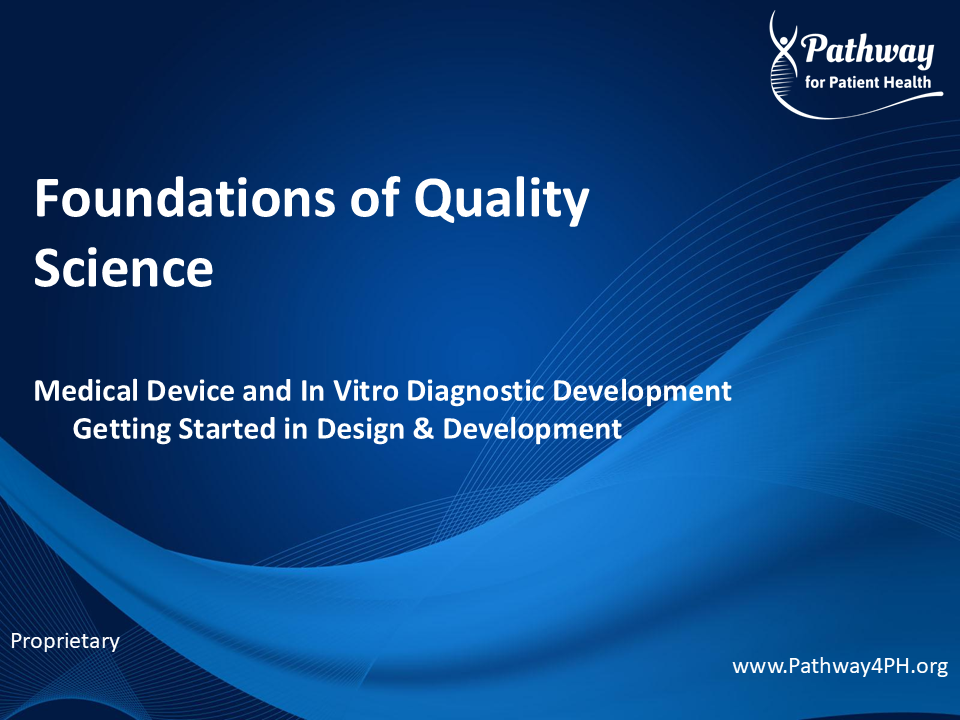 F09a - Medical Device & IVD - Getting Started in Design & Development (Multi)