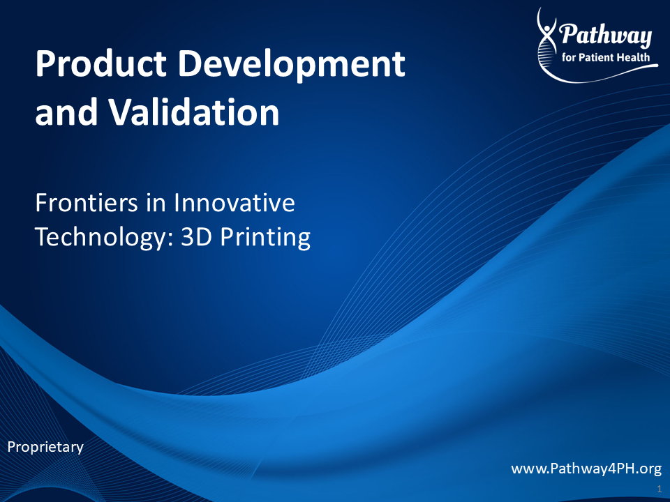 PV23b - Frontiers in Innovative Technology: 3D Printing (Multi)