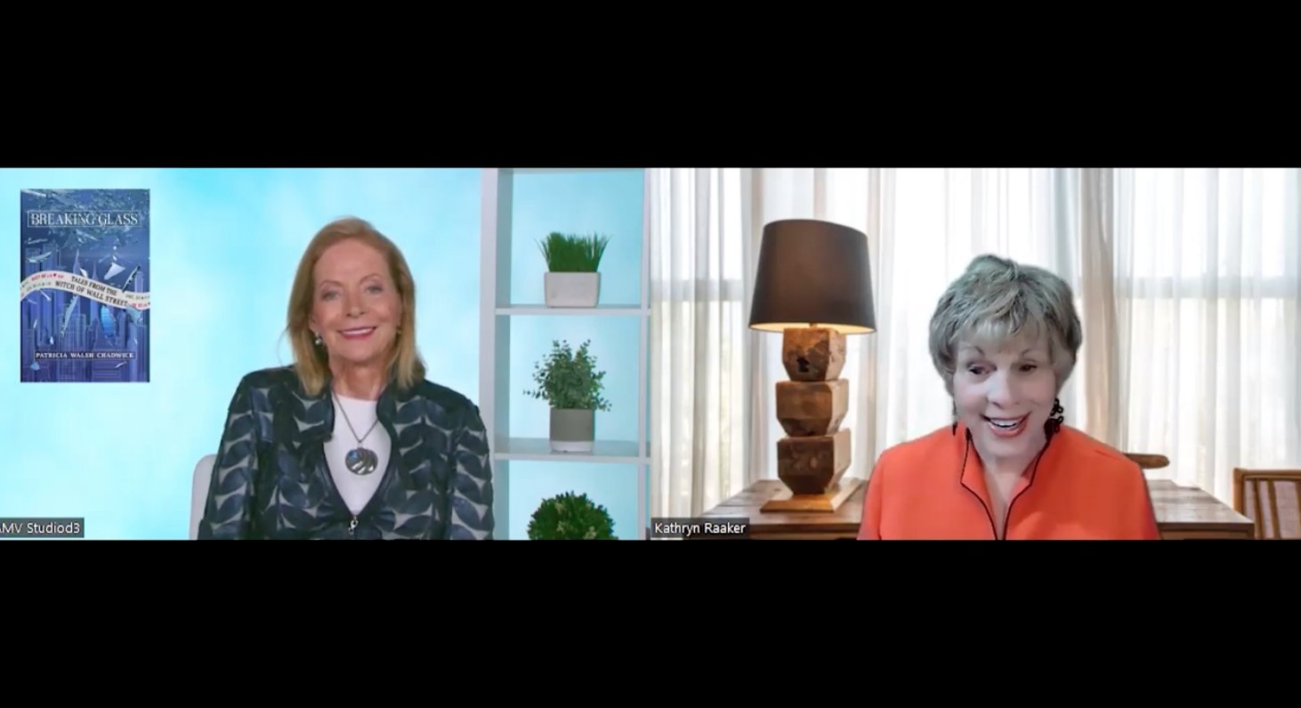 Kathryn Raaker's World with Kathryn interviewing Patricia Walsh Chadwick