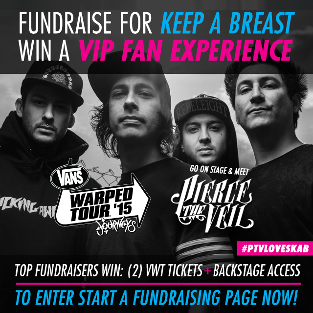 Pierce The Veil And Keep A Breast Team Up For A Vans Warped Tour VIP Fan Experience Fundraiser