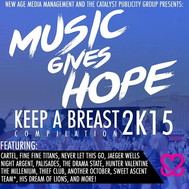 Music Gives Hope: A 15-Song Compilation To Benefit Keep A Breast By New Age Management and Catalyst Publicity Group