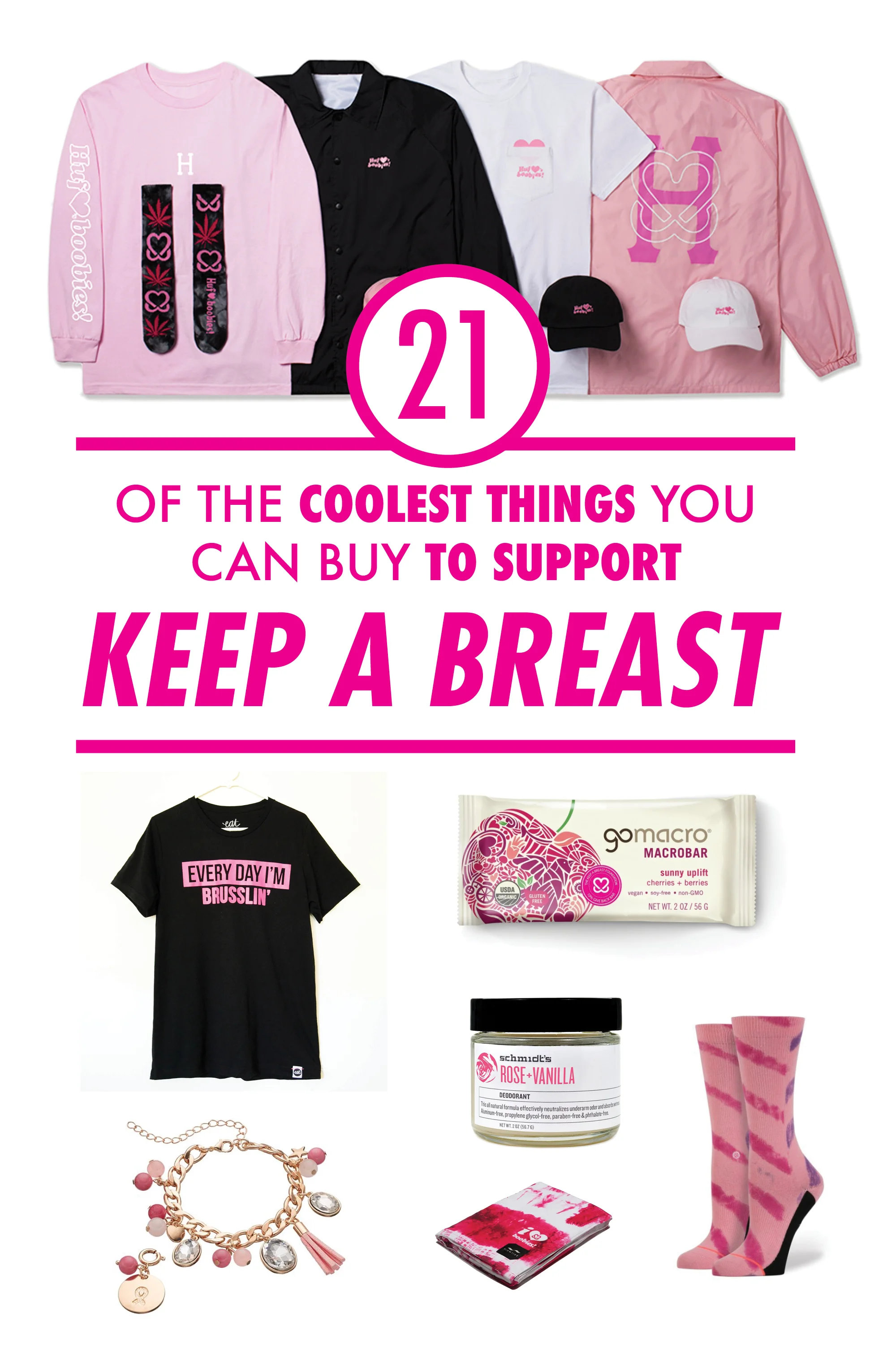 21 Cool Things You Can Buy To Support Keep A Breast