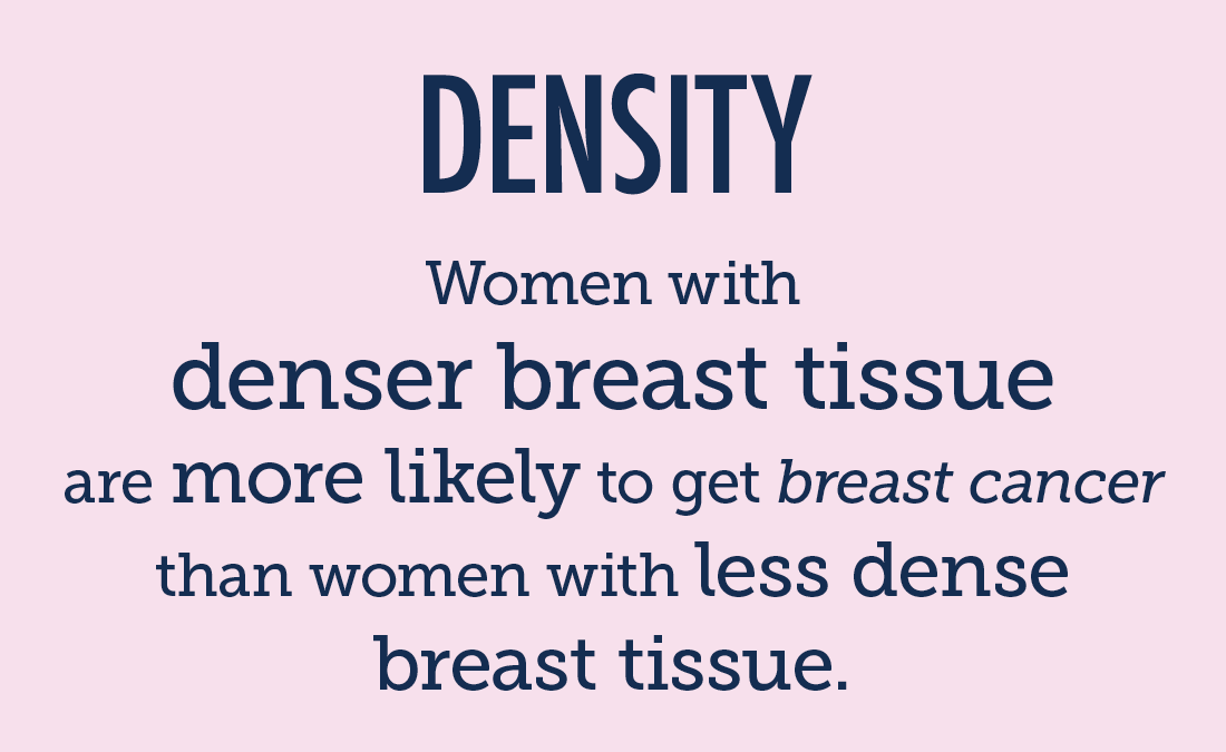 dense breasts lead to missed signs of cancer