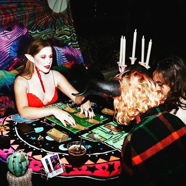 @disco_tx does it again with another amazing party! I had ghoulish time reading everyone's fortune. 🦇🍷🧚🏻&zwj;♀