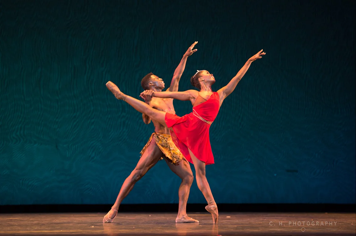 Brooklyn Mack and Michaela DePrince at Despertares Ballet Gala in Guadalajara, Mexico 2016.