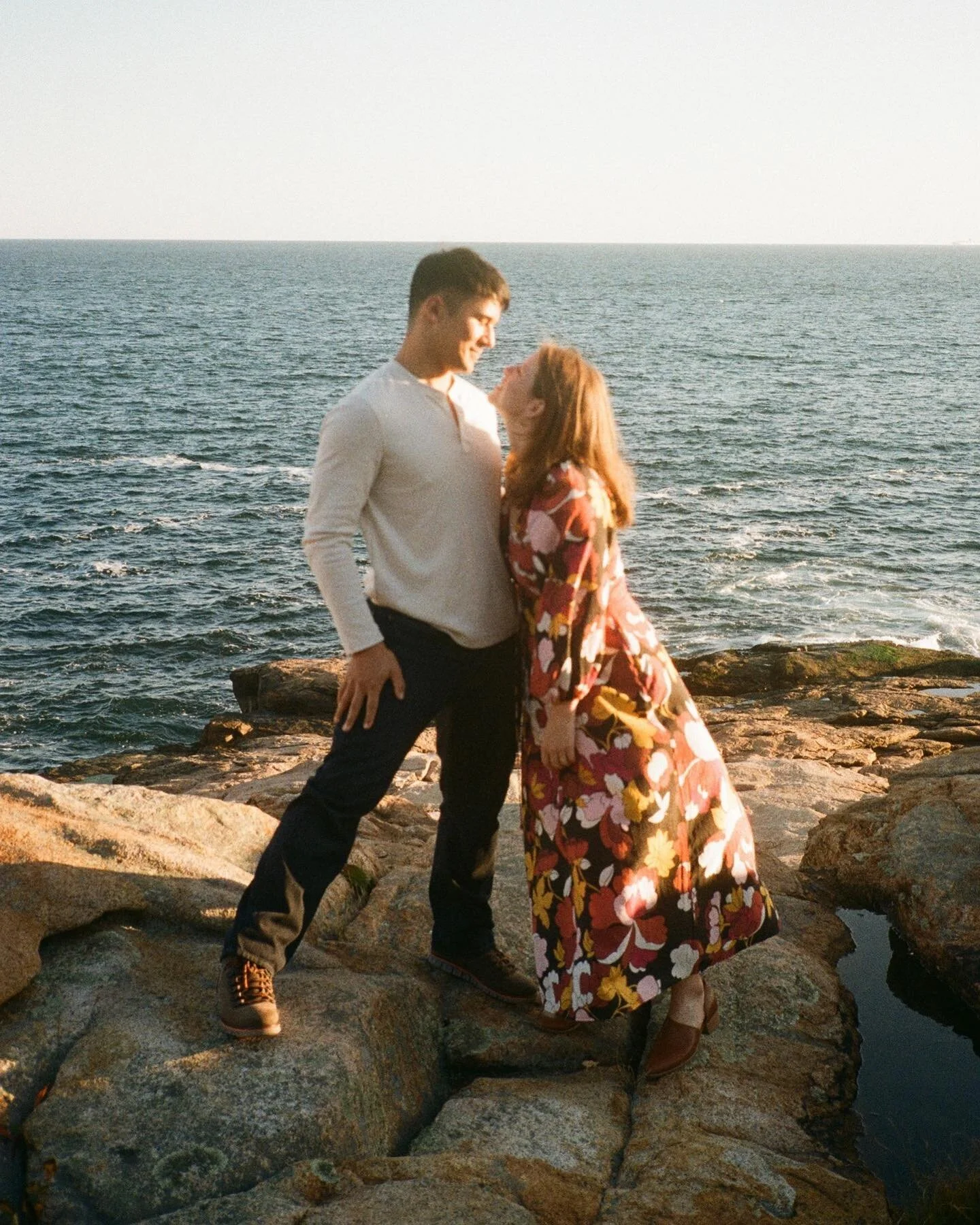 Margaret + Austin! Wedding weekend! 
It is gonna be such a good one. Two of the best and dearest people surrounded by the best and dearest fam and friends. 🫶🏼
Here are some soft and sunsetty film frames from their engagement session. Can’t