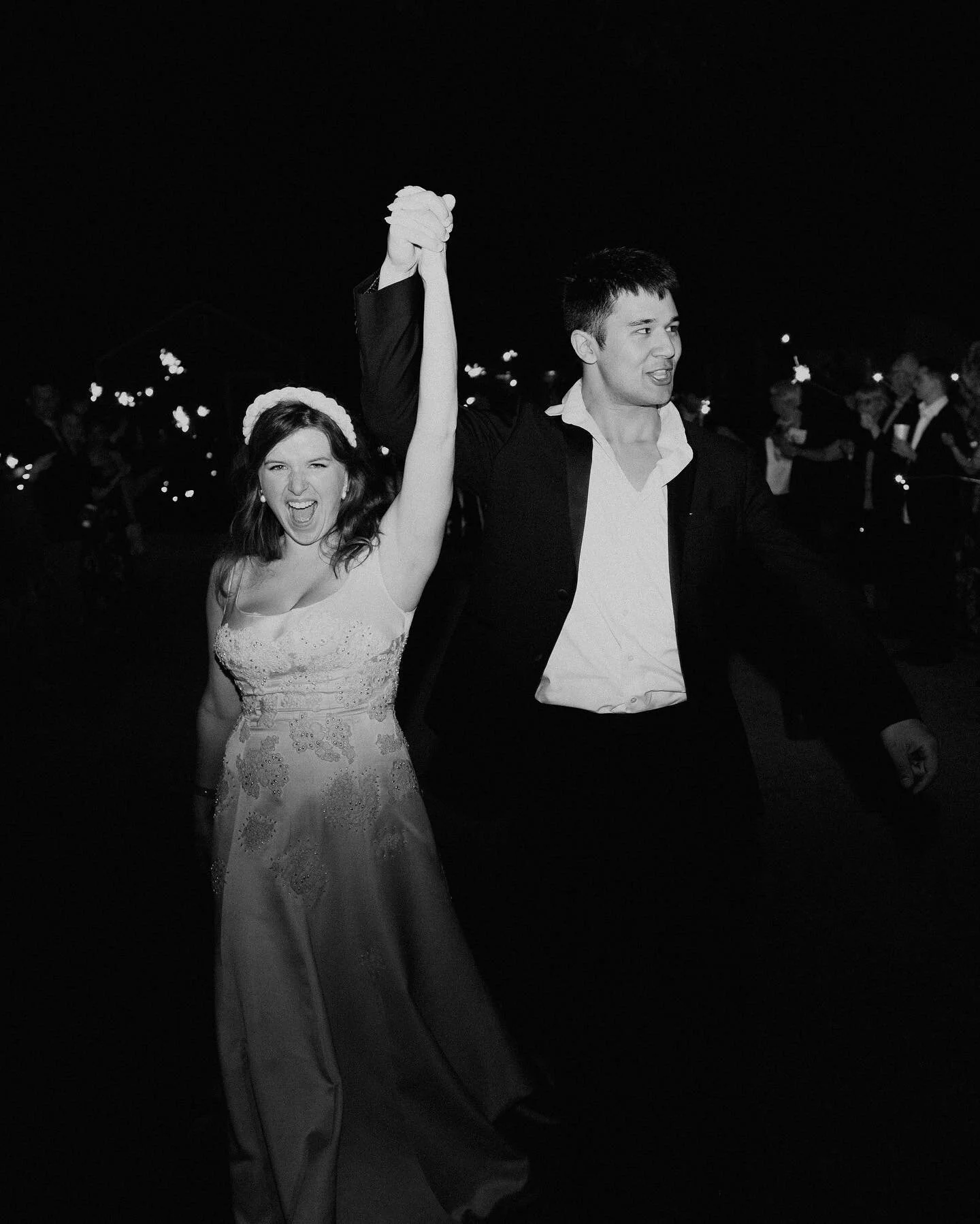 A starry-eyed sendoff for Margaret and Austin’s Dallas wedding last night ❤️‍🔥
The Vendors —
Venue - Fin and Feather Club of Dallas
Planning - @weddingsalacarte
Dress - designed / made by THE BRIDE - @margaretjanemakes 
Wedding Inv