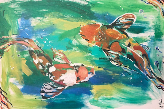 Sarah (age17) + Artist