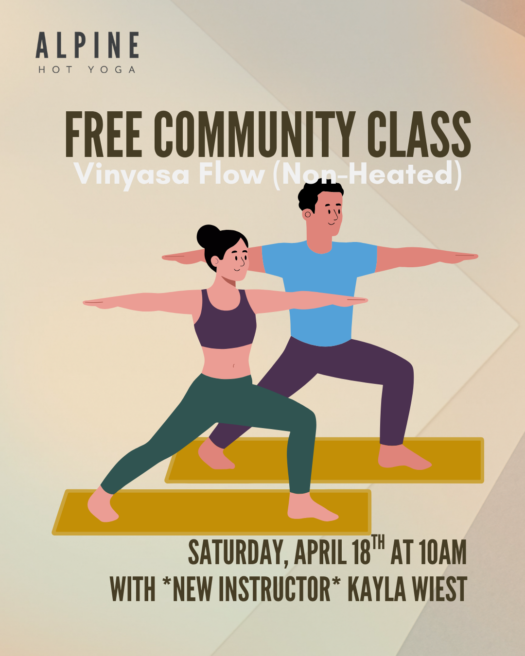 FREE Community Vinyasa Class with Kayla Wiest 