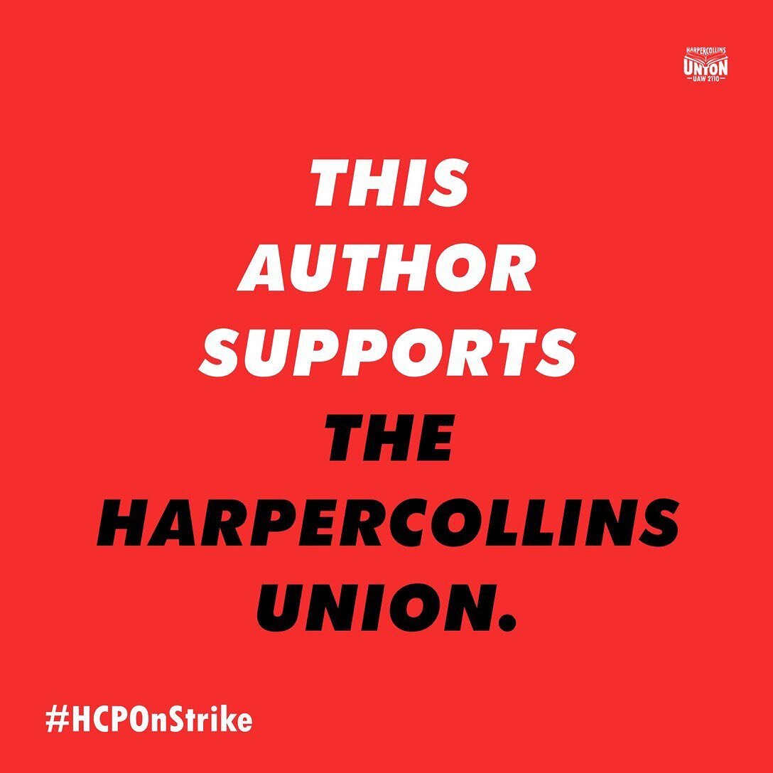 Solidarity with @hcpunion ! Everyone deserves a living wage, secure benefits, a more sustainable and equitable workplace, and a fair contract. 💥

(This is me, Kate Racculia, speaking, though Gomez is also pro-union.)