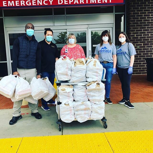 We are so happy to feed the Shady Grove ER front liners. Thank you to Fuel the Fight DC and Pinnacle Title &amp; Escrow for making this happen. #shadygroveadventisthospital #fuelthefightdc #pinnacletitleandescrow #taliascuzina