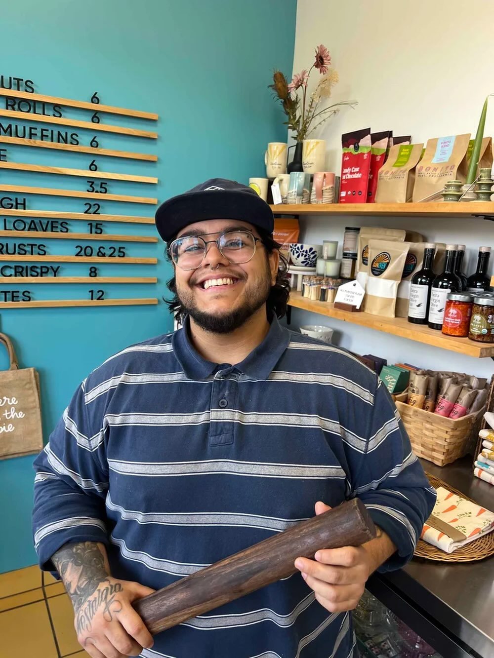 Say hello to Jay, our new senior baker👋! Jay grew up in Los Angeles and has worked in the restaurant industry since he was 16. 

He&rsquo;s looking forward to refining his baking skills, growing with SunOven and helping to create new and exciting go