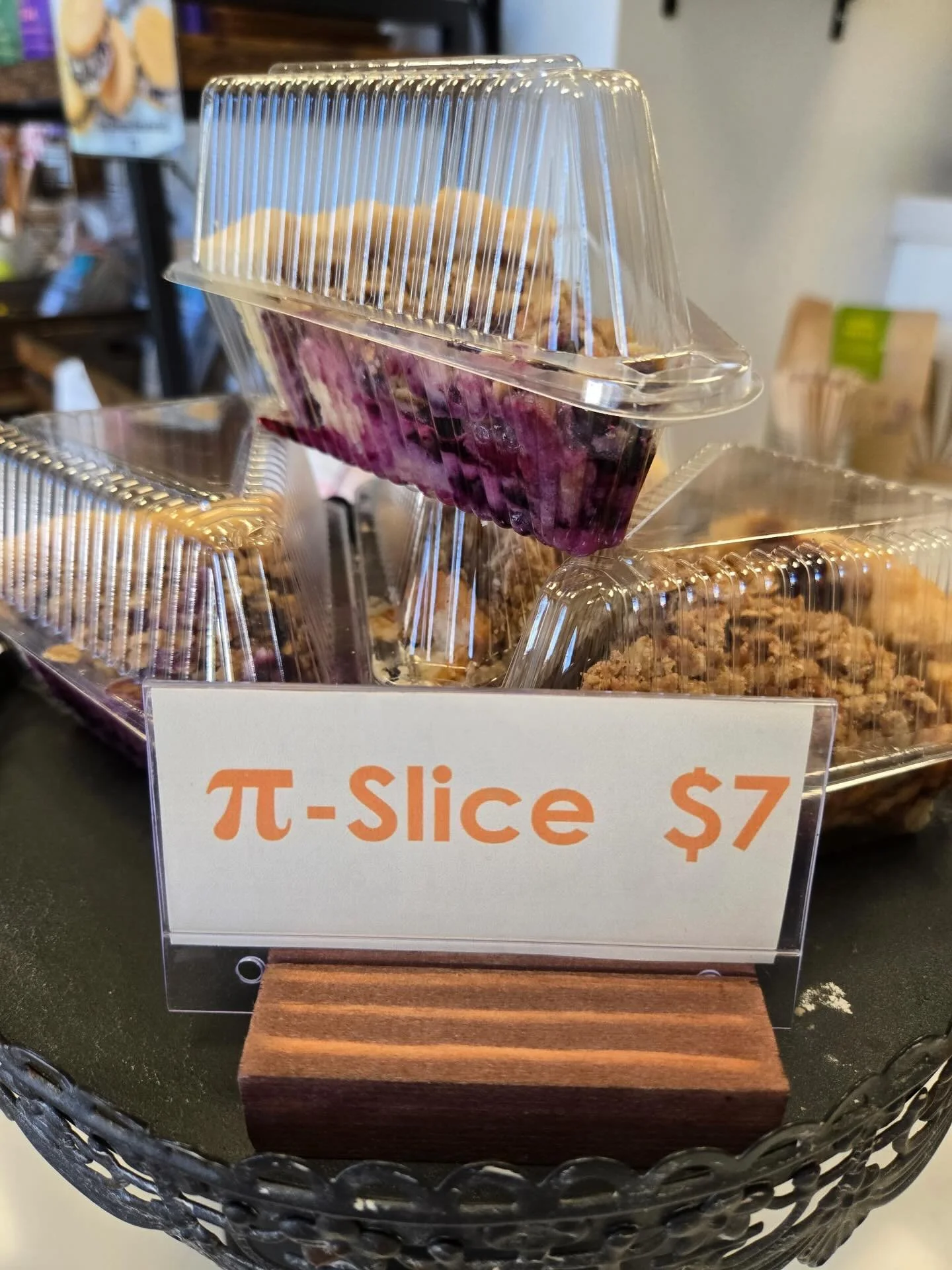 Happy Pi Day friends🎉! We can&rsquo;t wait to celebrate with you! We have slices of our cherry, apple and wild blueberry pies, as well as whole blueberry pies available at the bakery. 

We have lots of St. Patrick&rsquo;s Day goodies stocked too☘️.
