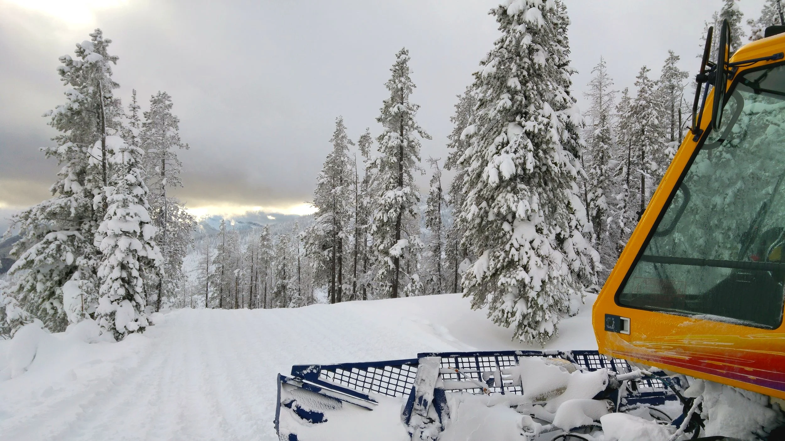 The virtues of Cat Skiing starts with the views
