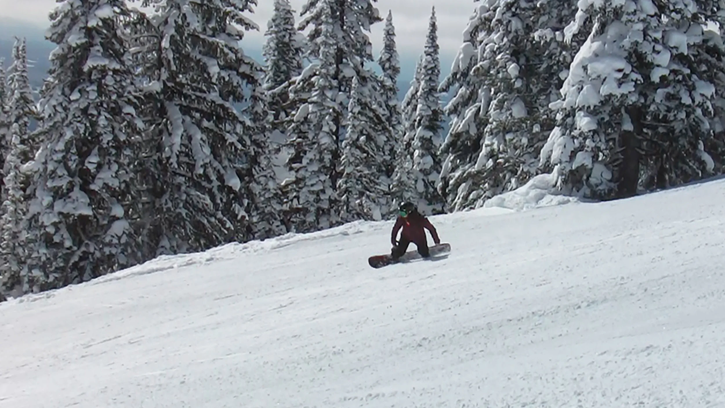 Laying out a carve on the Gypsy