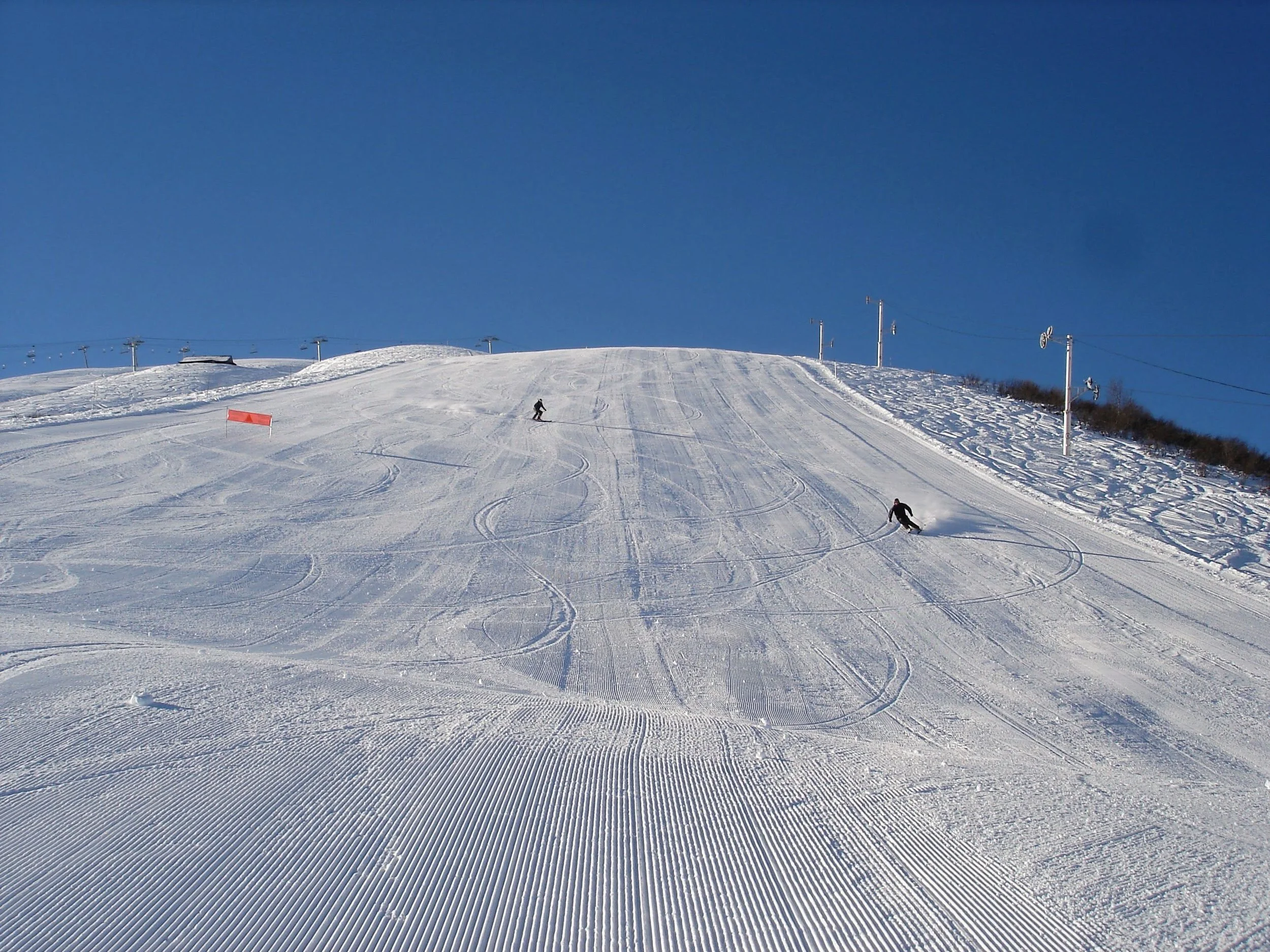 Uncrowded Pistes