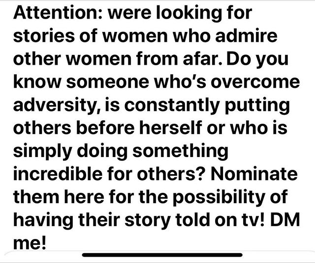 Calling all women!