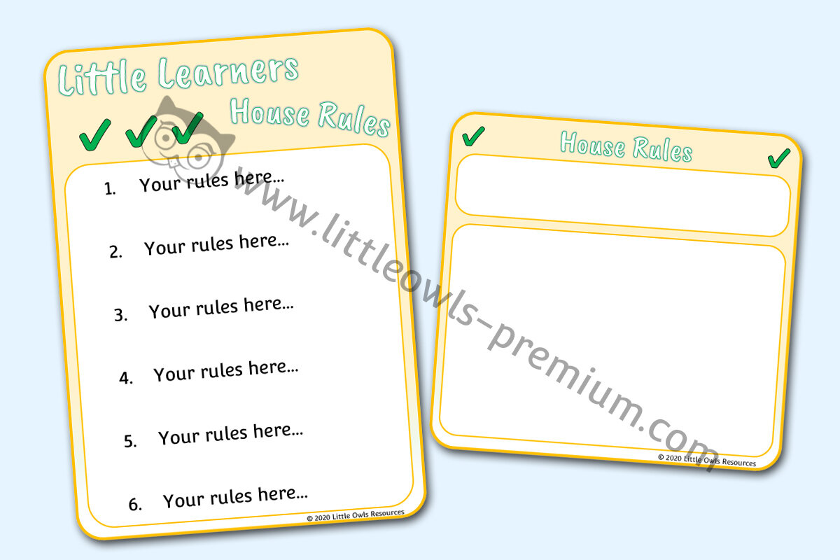 HOUSE RULES (TICKS)