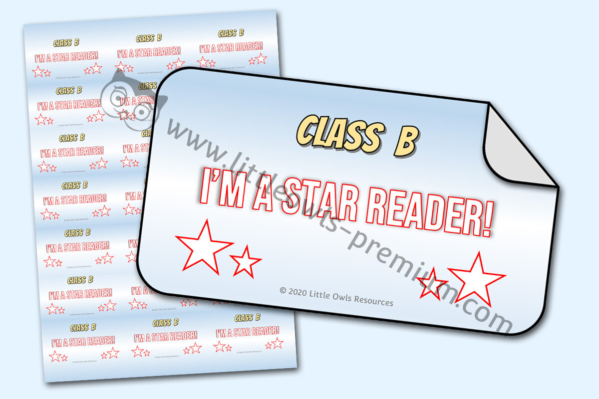 I'M A STAR READER! (STICKERS)