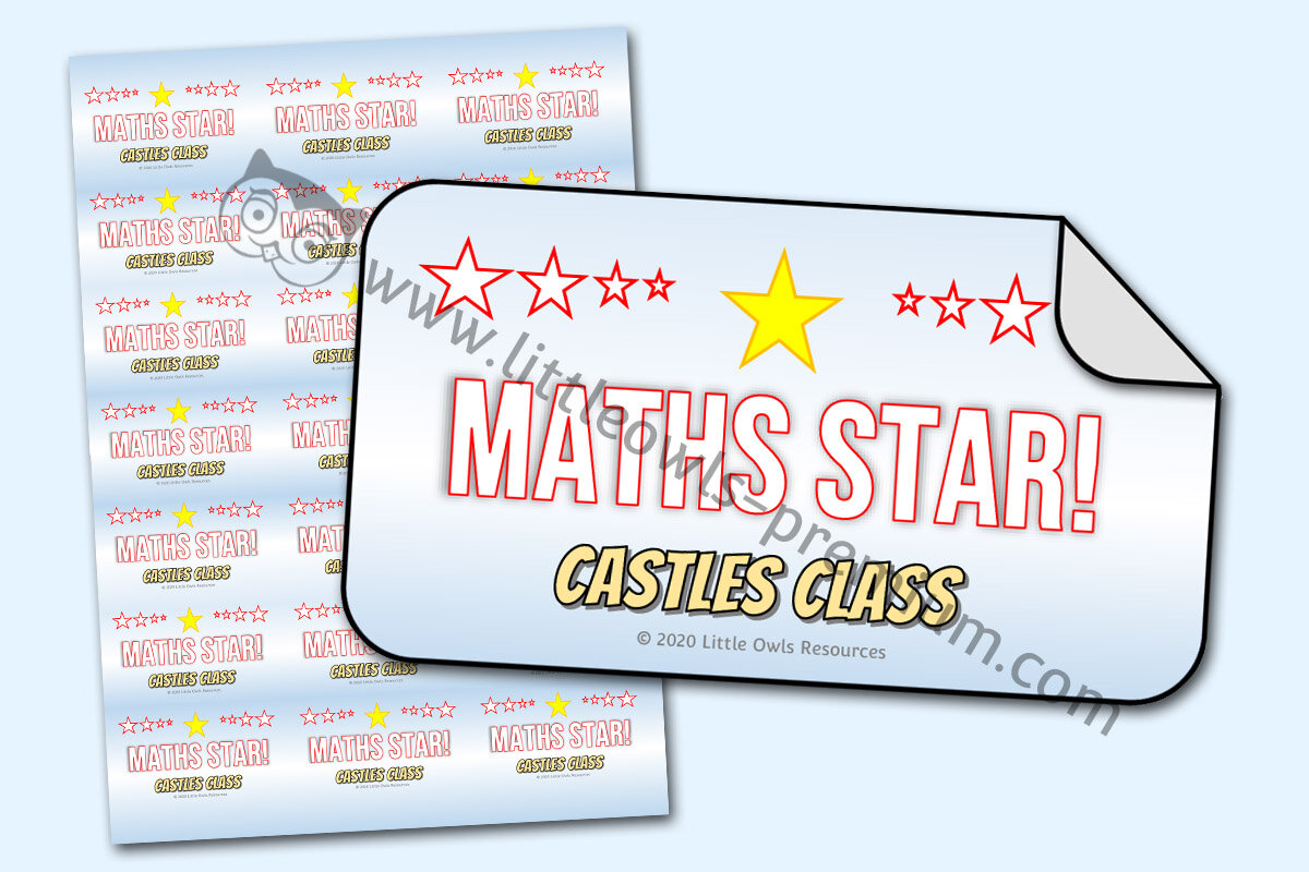 MATHS STAR! (STICKERS)