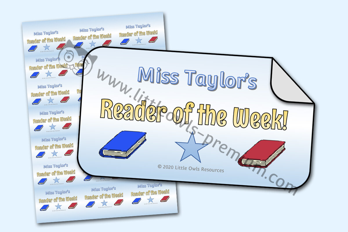 READER OF THE WEEK! (STICKERS)