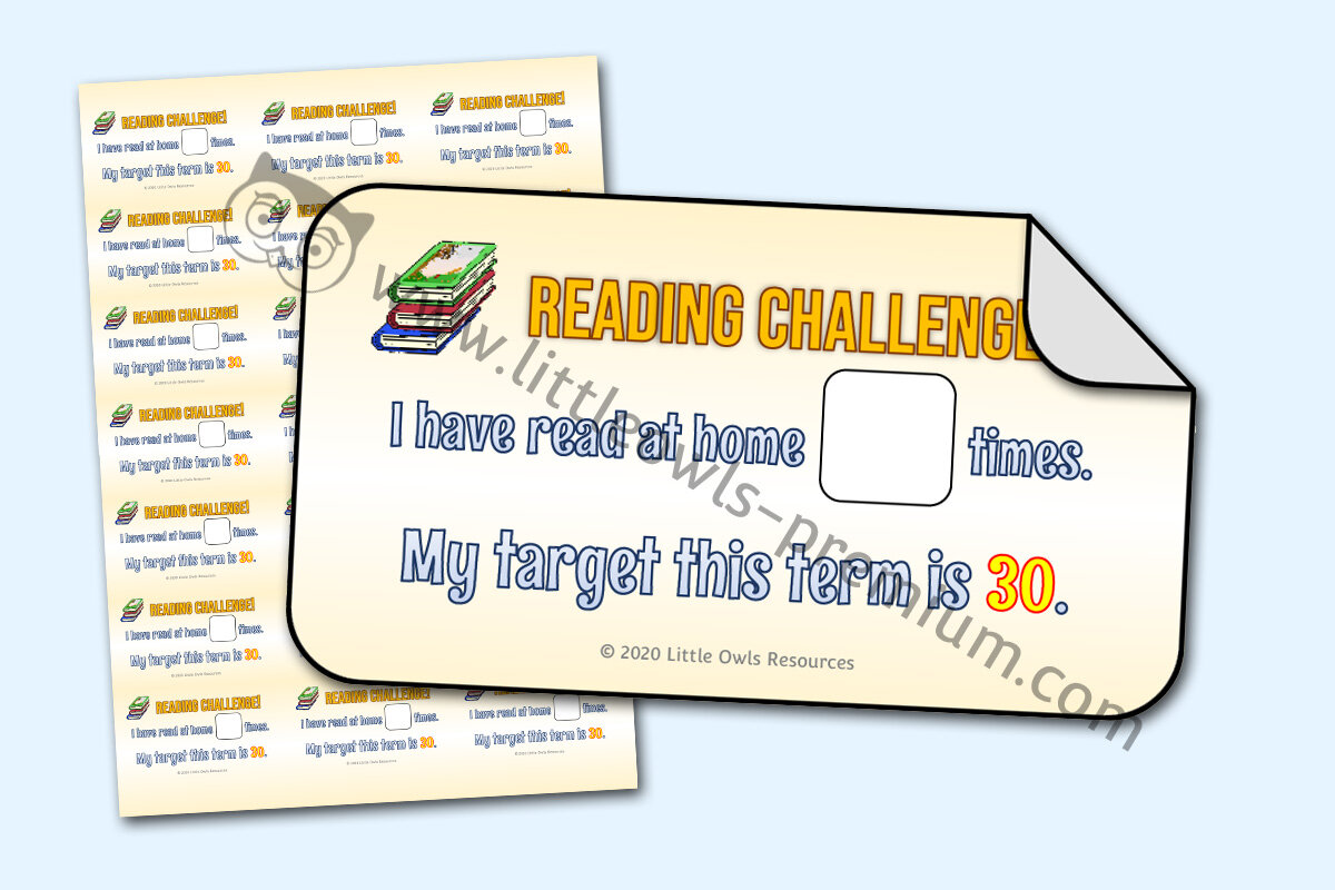 READING CHALLENGE (STICKERS)